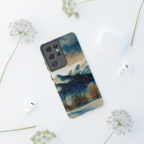 Snowy Colorado Rocky Mountains - Impact Resistant Phone Case